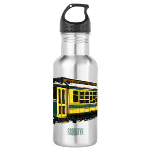 Mata trolley cartoon illustration 532 ml water bottle