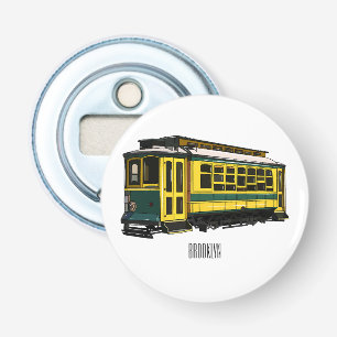 Mata trolley cartoon illustration bottle opener