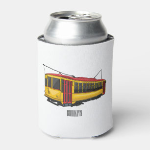 Mata trolley cartoon illustration can cooler