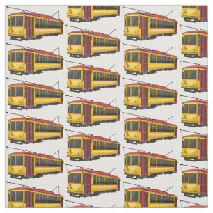Mata trolley cartoon illustration fabric