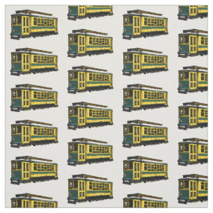 Mata trolley cartoon illustration fabric