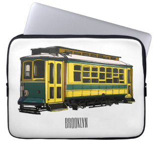 Mata trolley cartoon illustration laptop sleeve