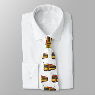 Mata trolley cartoon illustration tie