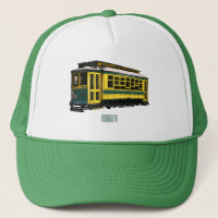 Mata trolley cartoon illustration