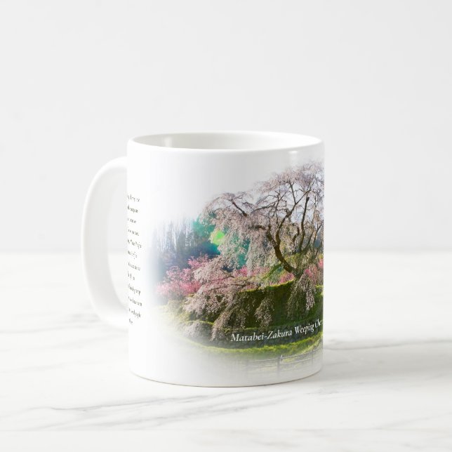 Matabei-Zakura Weeping Cherry Tree Coffee Mug (Front Left)