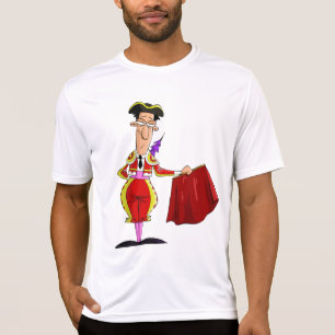 Matador with Red Cape Spanish Bullfighter T-Shirt