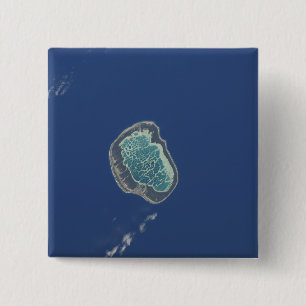 Mataiva Atoll, Tuamotu Archipelago 15 Cm Square Badge