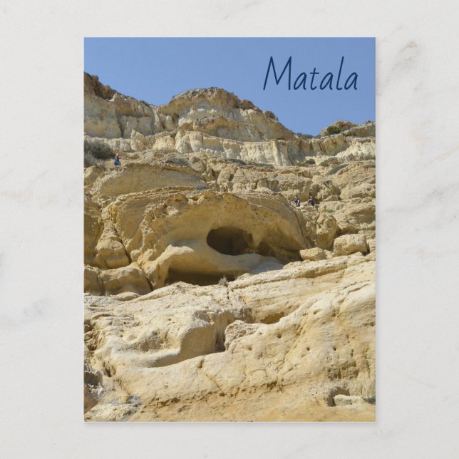 Matala Rocks Postcard (Front)