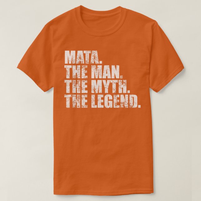 MataMata Family name Mata last Name Mata Surname M T-Shirt (Design Front)