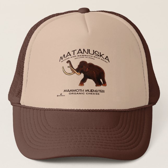 Matanuska Mammoth Muenster Cheese Trucker Hat (Front)