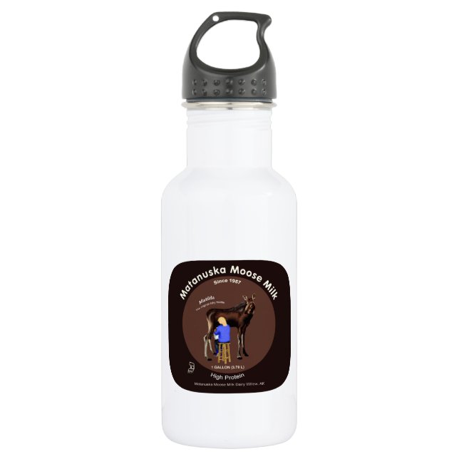 Matanuska Moose Milk 532 Ml Water Bottle (Front)