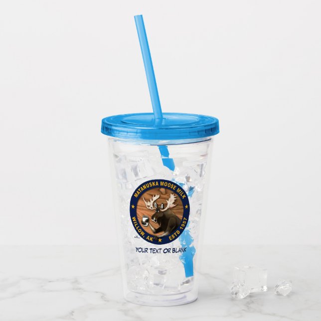 Matanuska Moose Milk Acrylic Tumbler (Front Ice)