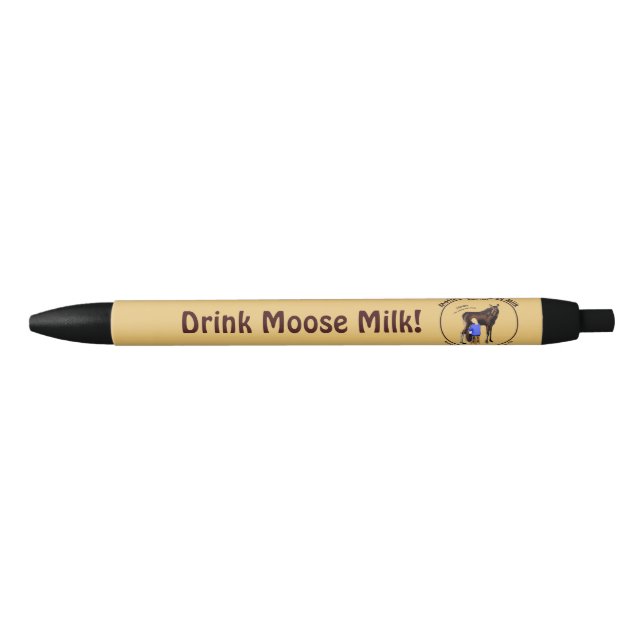 Matanuska Moose Milk Black Ink Pen (Front)