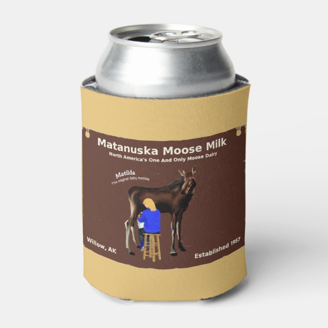 Matanuska Moose Milk Can Cooler (Can Front)