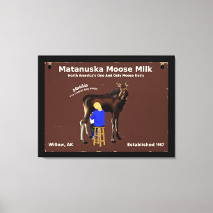 Matanuska Moose Milk Canvas Print