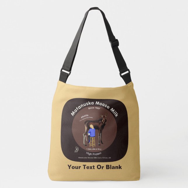 Matanuska Moose Milk Crossbody Bag (Front)