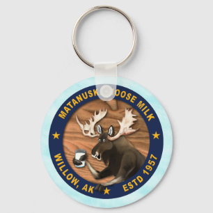 Matanuska Moose Milk Key Ring