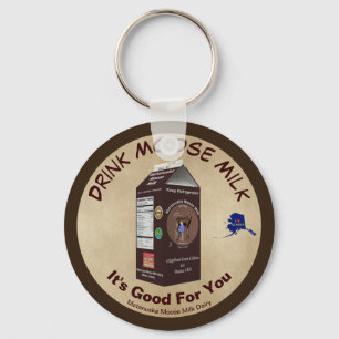 Matanuska Moose Milk Key Ring