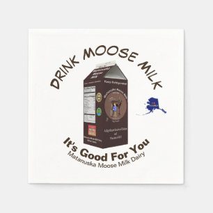 Matanuska Moose Milk Napkin