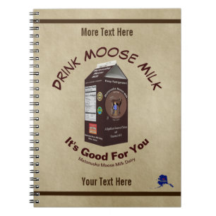 Matanuska Moose Milk Spiral Notebook