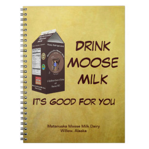 Matanuska Moose Milk Spiral Notebook