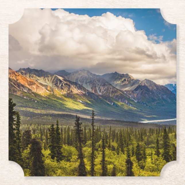 Matanuska valley, southcentral Alaska #2 Paper Coaster (Front)