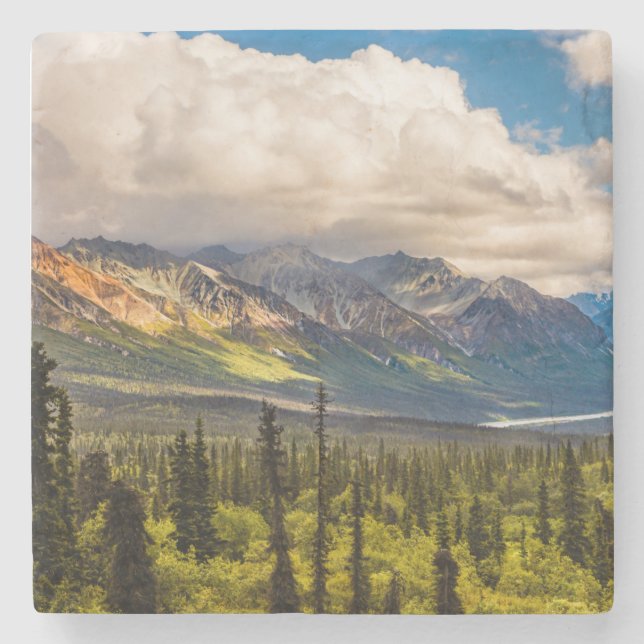 Matanuska valley, southcentral Alaska #2 Stone Coaster (Front)