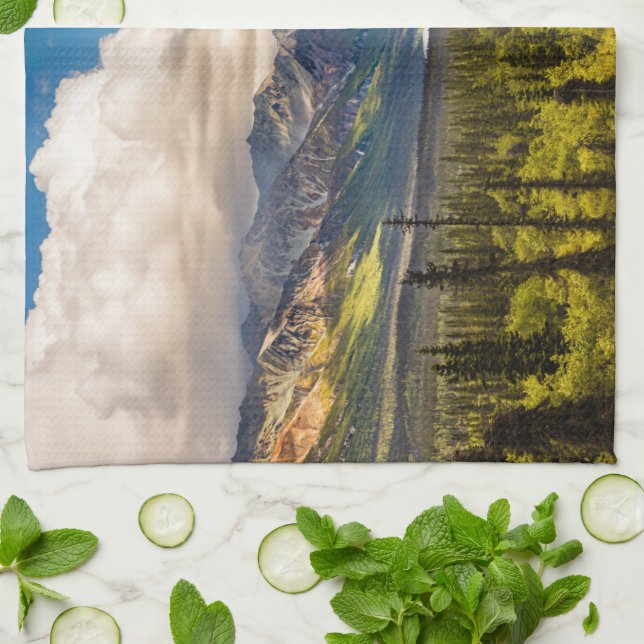 Matanuska valley, southcentral Alaska #2 Tea Towel (Folded)