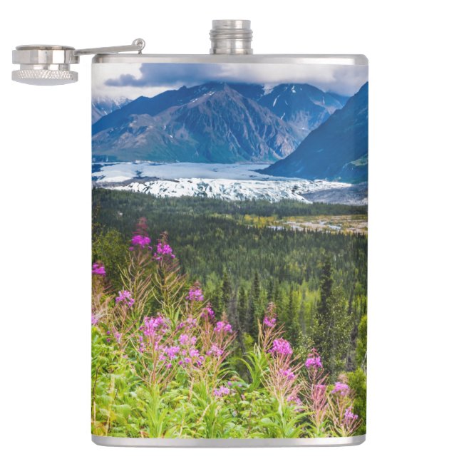 Matanuska Valley, Southcentral Alaska Hip Flask (Opened)