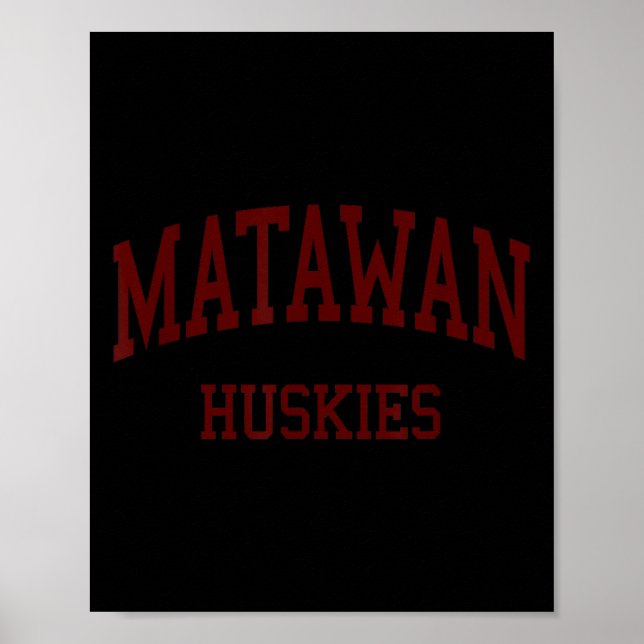 Matawan Regional High School Hs Aberdeen Nj Retro  Poster (Front)