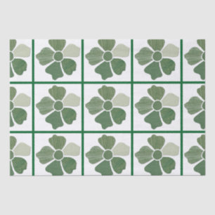 Match Any Colour Faux Fabric Collage Flower Tissue Paper