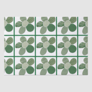Match Any Colour Faux Fabric Collage Flower Tissue Paper