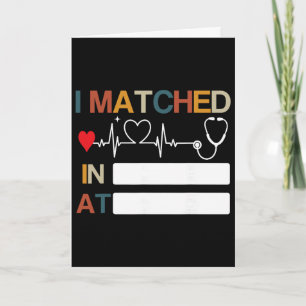 Match Day 2026 Doctor Medical School Residency I M Card