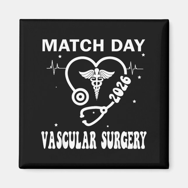 Match Day 2026 Vascular Surgery Residency Future Magnet (Front)