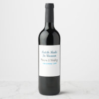 Match made in heaven blue black couple name date