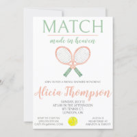 Match Made in Heaven, Tennis Bridal Shower