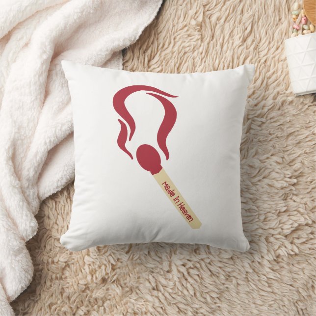 Match Made in Heaven Throw Pillow (Blanket)