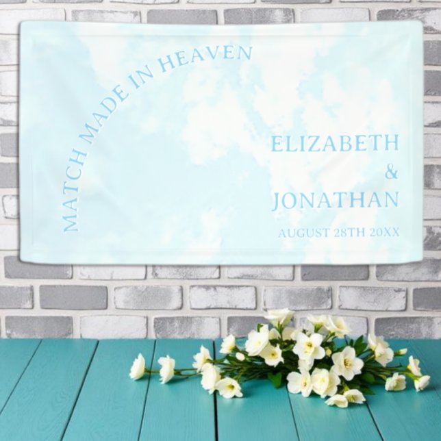 Match Made In Heaven Wedding Banner (Creator Uploaded)
