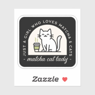 Matcha and cat lovers funny quotes aesthetic