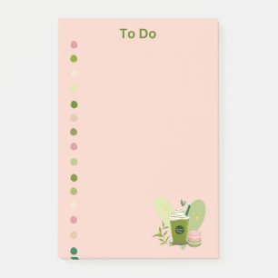 Matcha and Macarons Post-it Notes