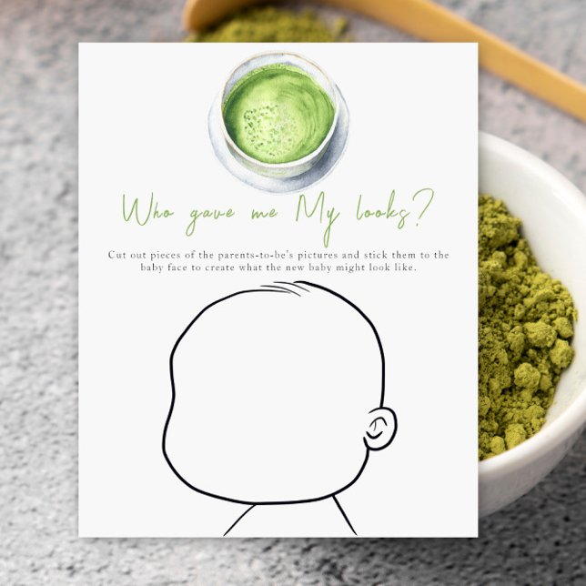 Matcha baby shower - Who gave me My looks? (Creator Uploaded)