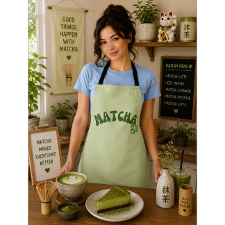 Matcha Green Tea Apron
