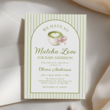 Matcha Green Tea Baby Shower 