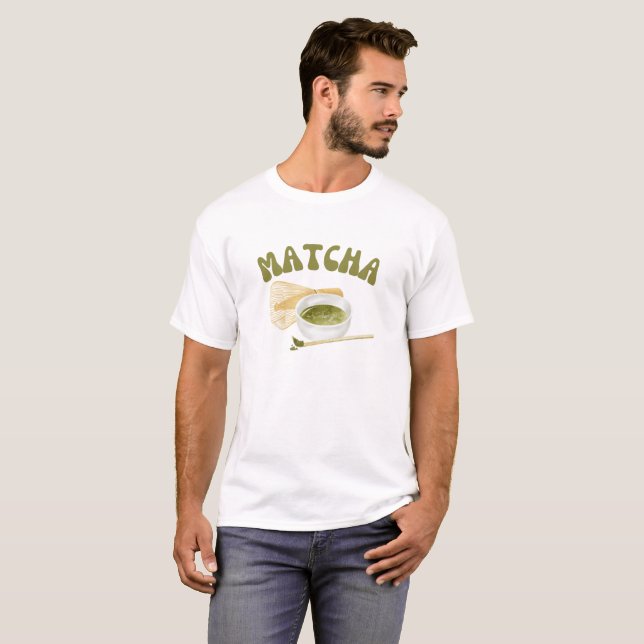 Matcha Green Tea, Best Teas T-Shirt (Front Full)