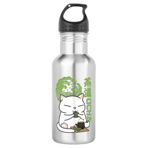Matcha Green Tea Cat  532 Ml Water Bottle