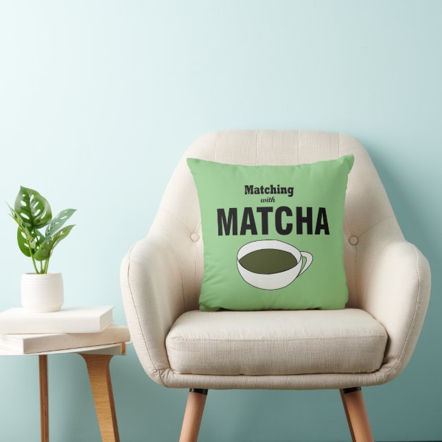 Matcha Green Tea  Cushion (Chair)
