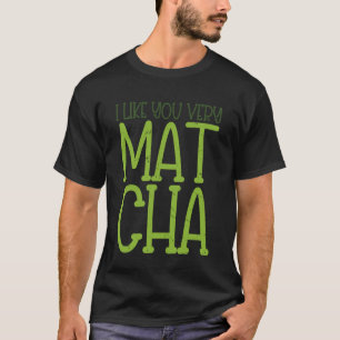 Matcha Green Tea Lover ICES Matcha Latte Long Slee T-Shirt