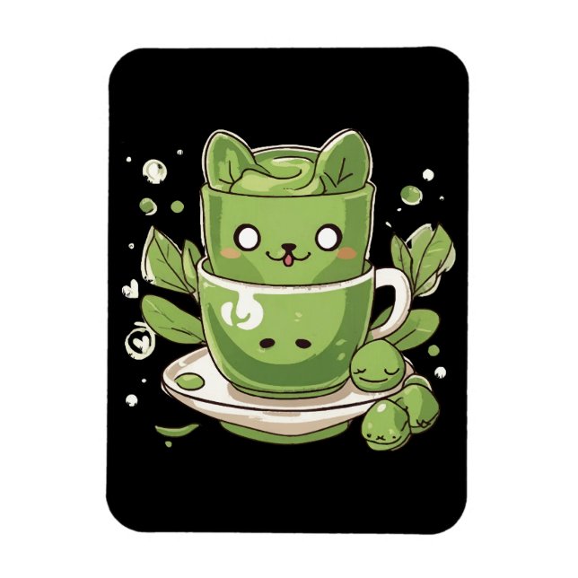 matcha green tea magnet (Vertical)