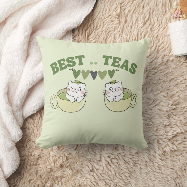 Matcha Green Tea, Matcha Best Teas Cushion (Blanket)