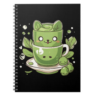matcha green tea notebook